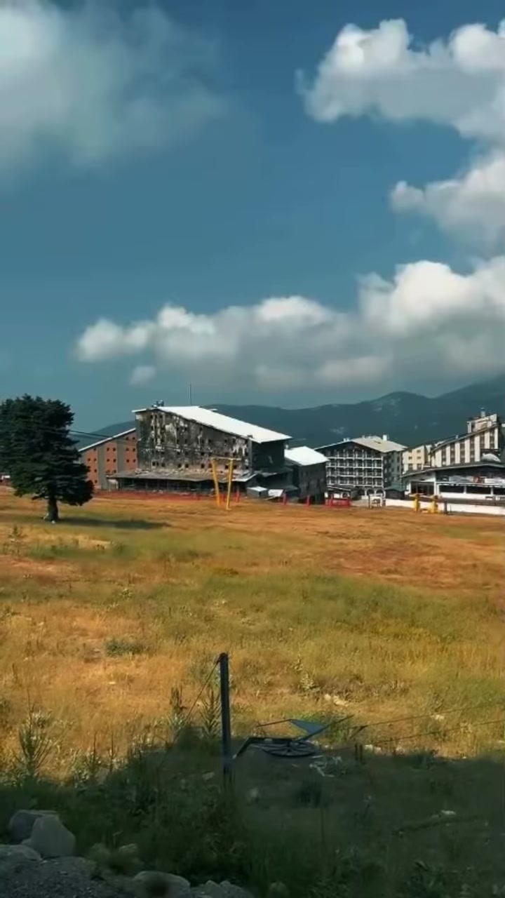 Uludağ parkurundan dağ manzarası